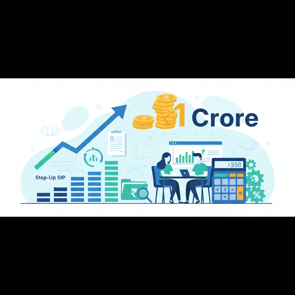 Reach Your ₹1 Crore Home Down Payment Goal with a Step-Up SIP. | SIP Plan Calculator