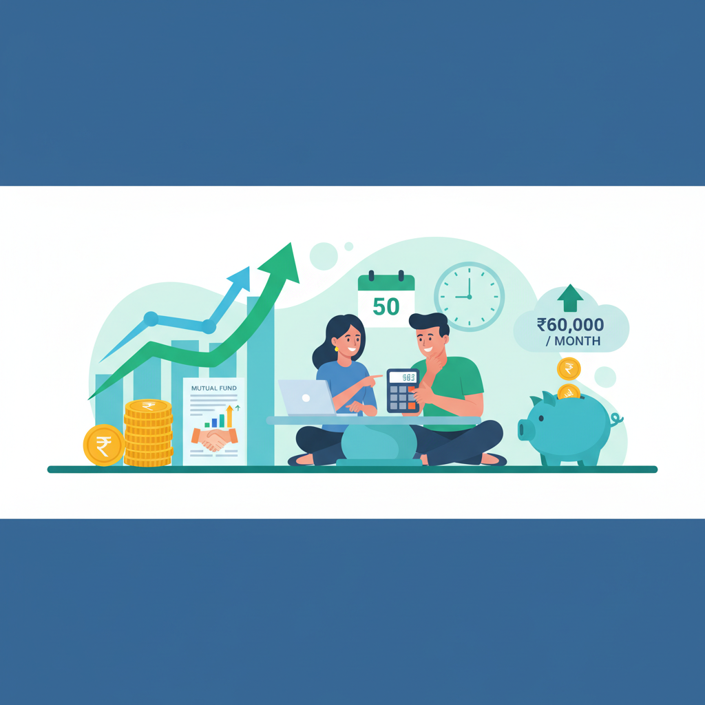 Retire at 50? Use Our SIP Calculator for ₹60k Monthly Income