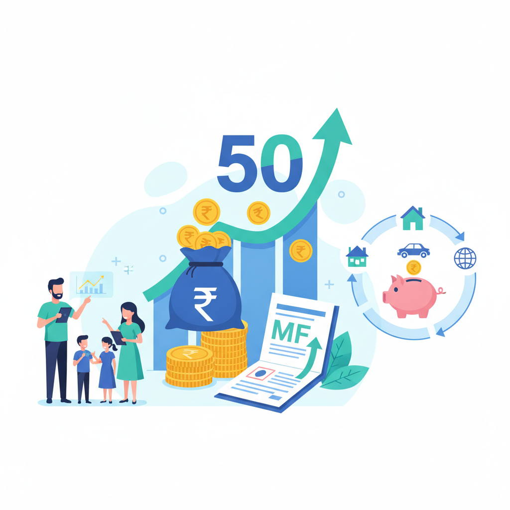 Retire at 50 with a ₹6 Crore Corpus: Goal-Based SIP Calculator