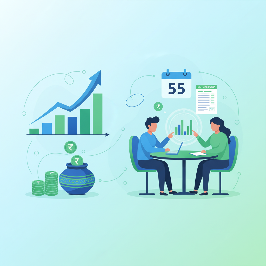 Retire at 55? Use our SIP calculator for ₹70K/month income.