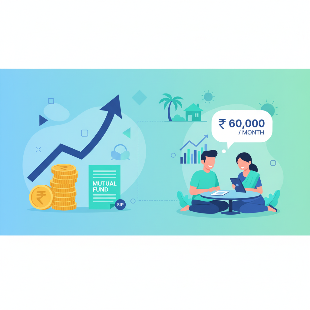 Retire Early? Use SIP Calculator to Plan ₹60,000/Month Income.