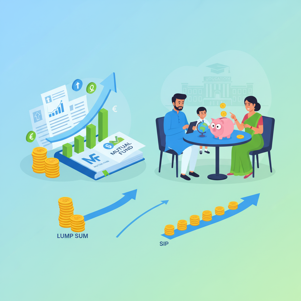 Should I Invest Lumpsum or SIP in Mutual Funds for Child's Education?