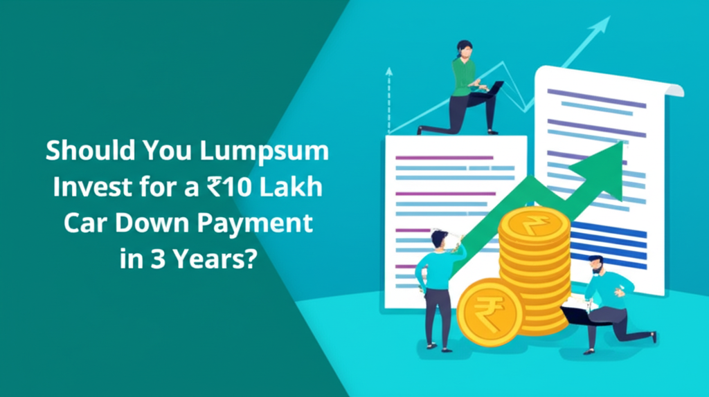 Should You Lumpsum Invest for a ₹10 Lakh Car Down Payment in 3 Years?