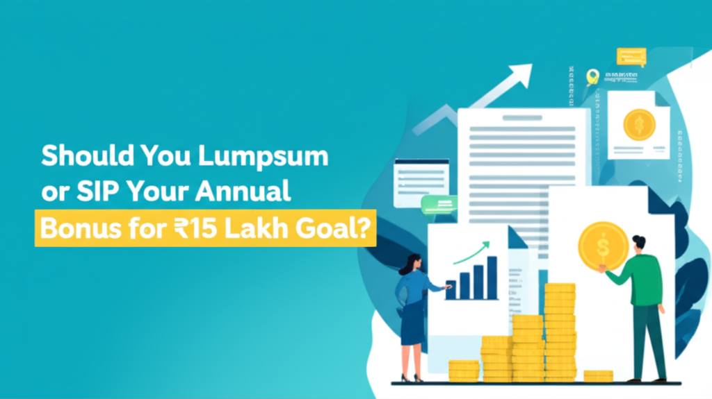 Should You Lumpsum or SIP Your Annual Bonus for ₹15 Lakh Goal?