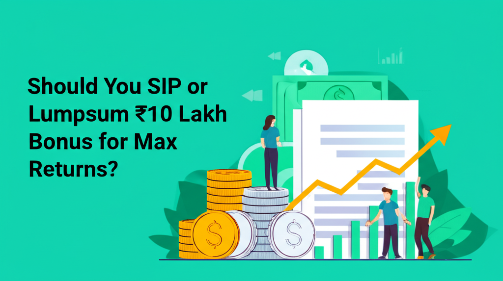 Should You SIP or Lumpsum ₹10 Lakh Bonus for Max Returns?