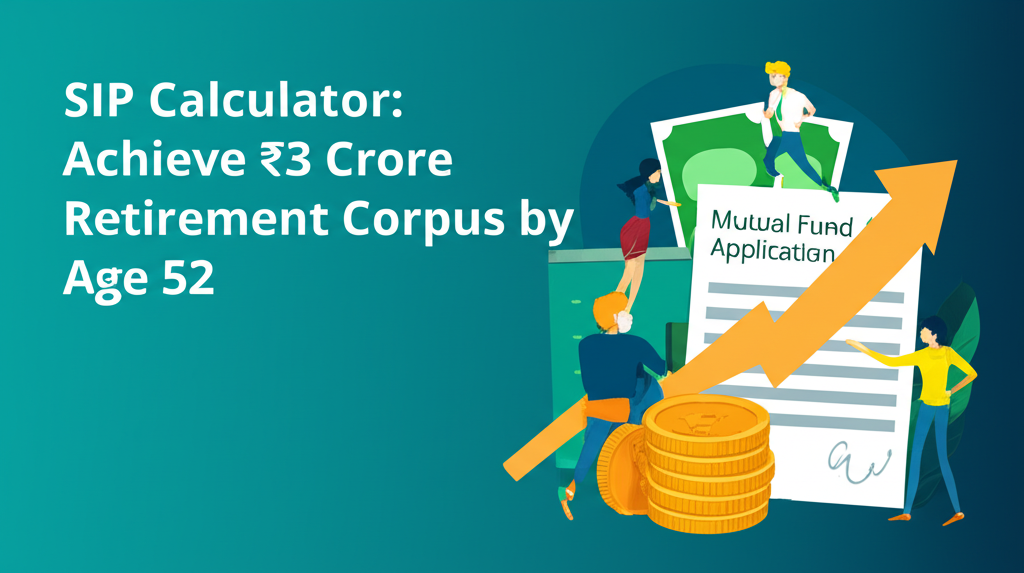 SIP Calculator: Achieve ₹3 Crore Retirement Corpus by Age 52