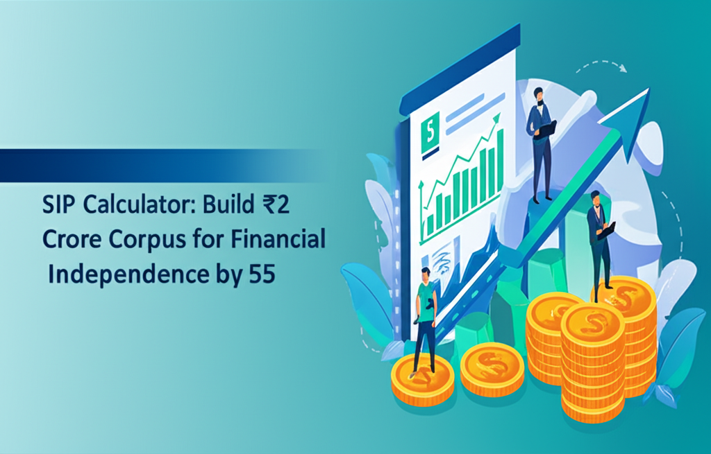 SIP Calculator: Build ₹2 Crore Corpus for Financial Independence by 55
