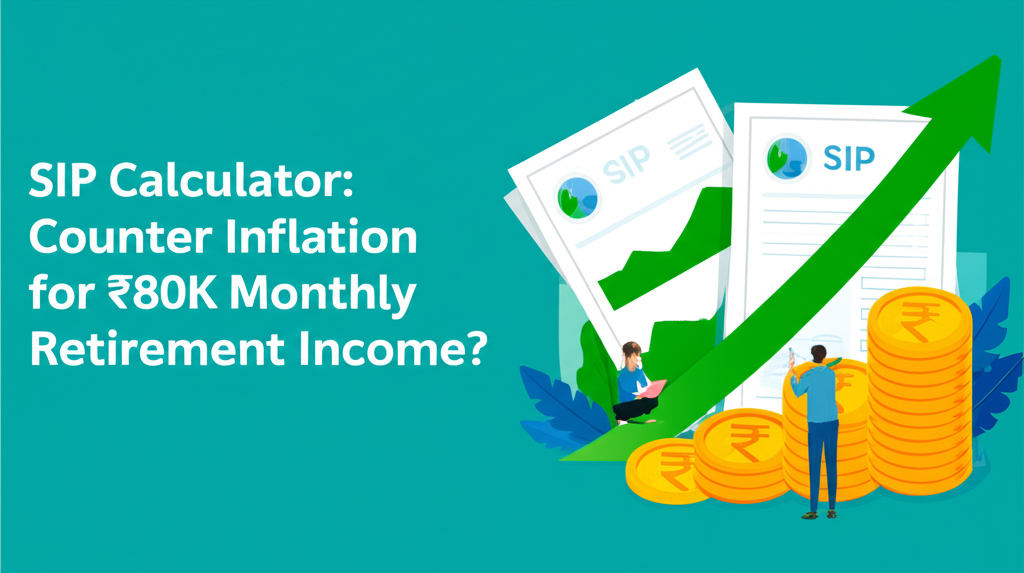 SIP Calculator: Counter Inflation for ₹80K Monthly Retirement Income?