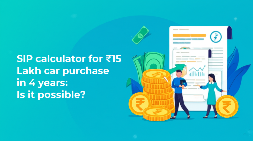 SIP calculator for ₹15 Lakh car purchase in 4 years: Is it possible?