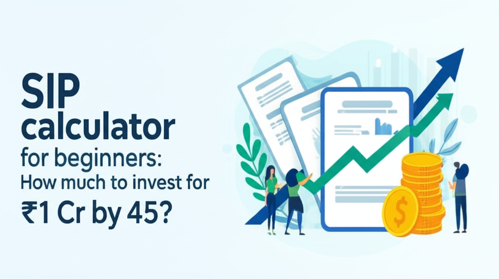 SIP calculator for beginners: How much to invest for ₹1 Cr by 45?