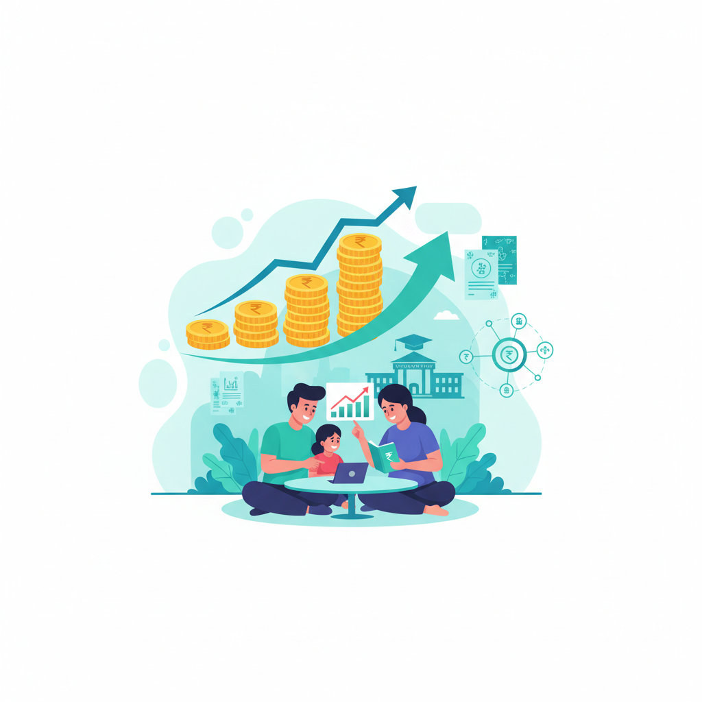 SIP calculator for child education: Plan ₹50L fund in 15 years