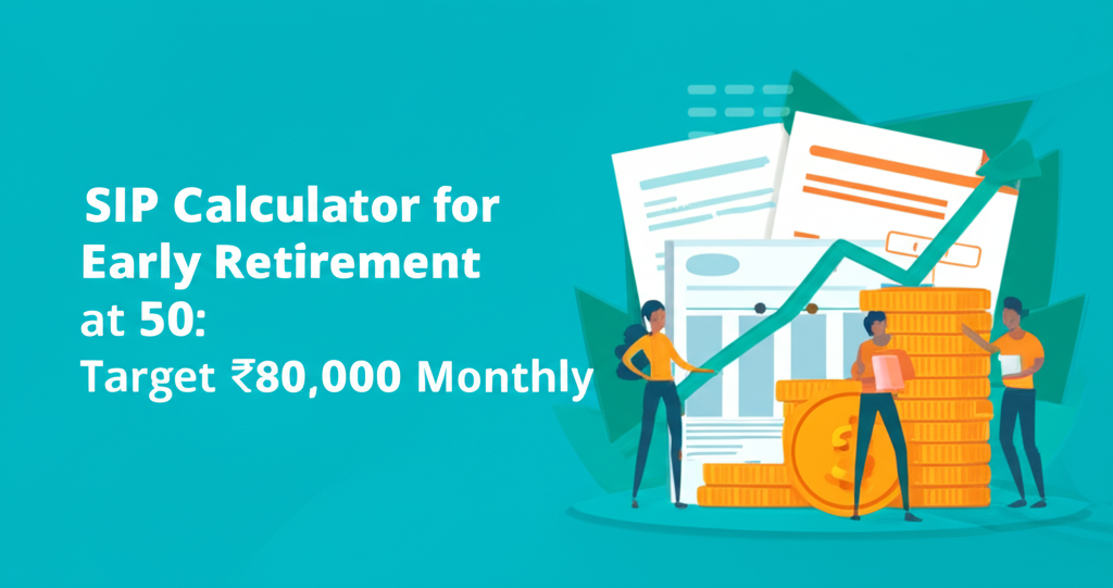 SIP Calculator for Early Retirement at 50: Target ₹80,000 Monthly