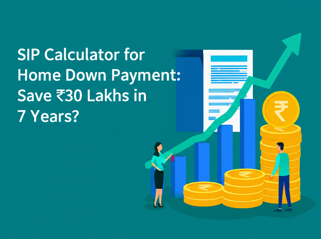 SIP Calculator for Home Down Payment: Save ₹30 Lakhs in 7 Years?