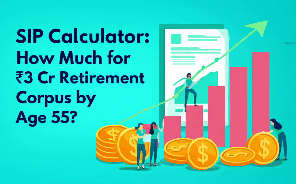 SIP Calculator: How Much for ₹3 Cr Retirement Corpus by Age 55?
