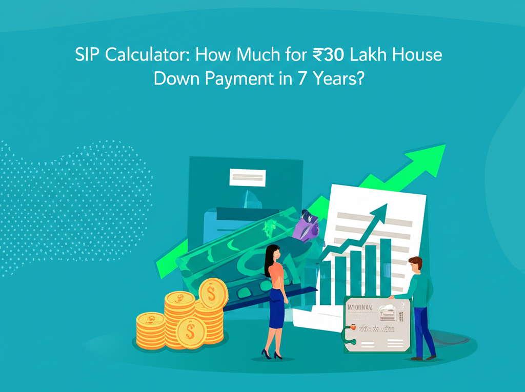 SIP Calculator: How Much for ₹30 Lakh House Down Payment in 7 Years?