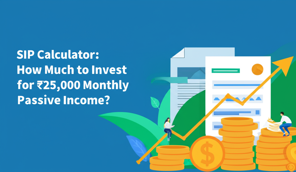 SIP Calculator: How Much to Invest for ₹25,000 Monthly Passive Income?