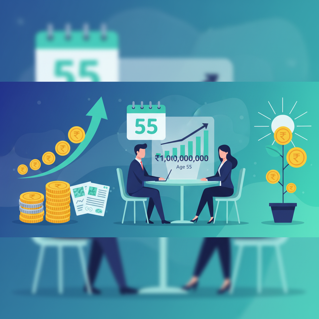SIP Calculator: Plan ₹1 Crore Retirement Corpus by Age 55