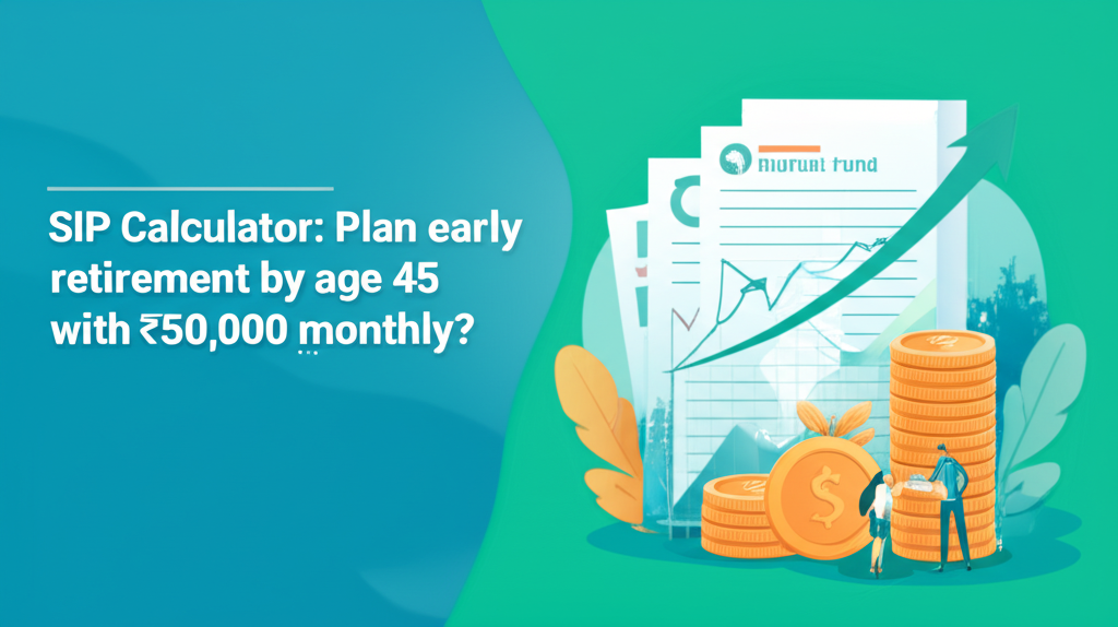 SIP Calculator: Plan early retirement by age 45 with ₹50,000 monthly?