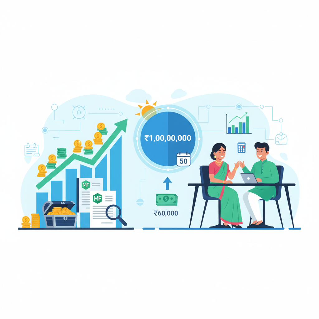 SIP Calculator: Retire at 50 with ₹1 Cr Corpus from ₹60k Salary?