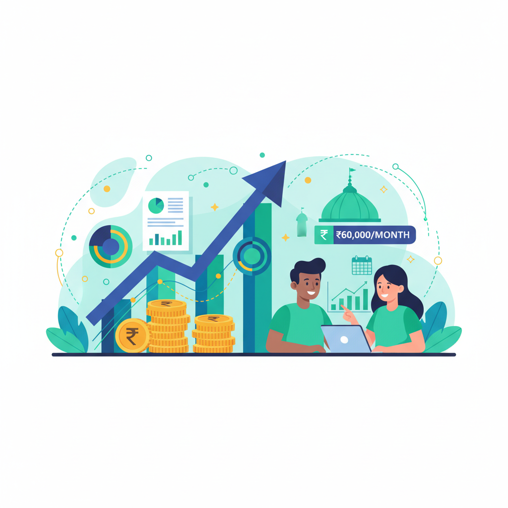 SIP Calculator: Retire at 55 with ₹60,000/Month Income in India