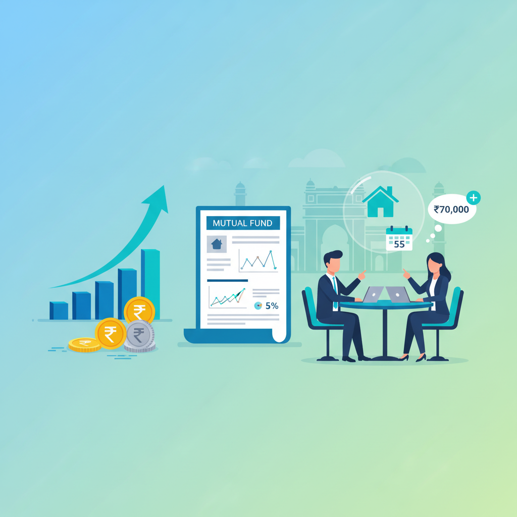 SIP calculator: Retire at 55 with ₹70,000/month? Find out!