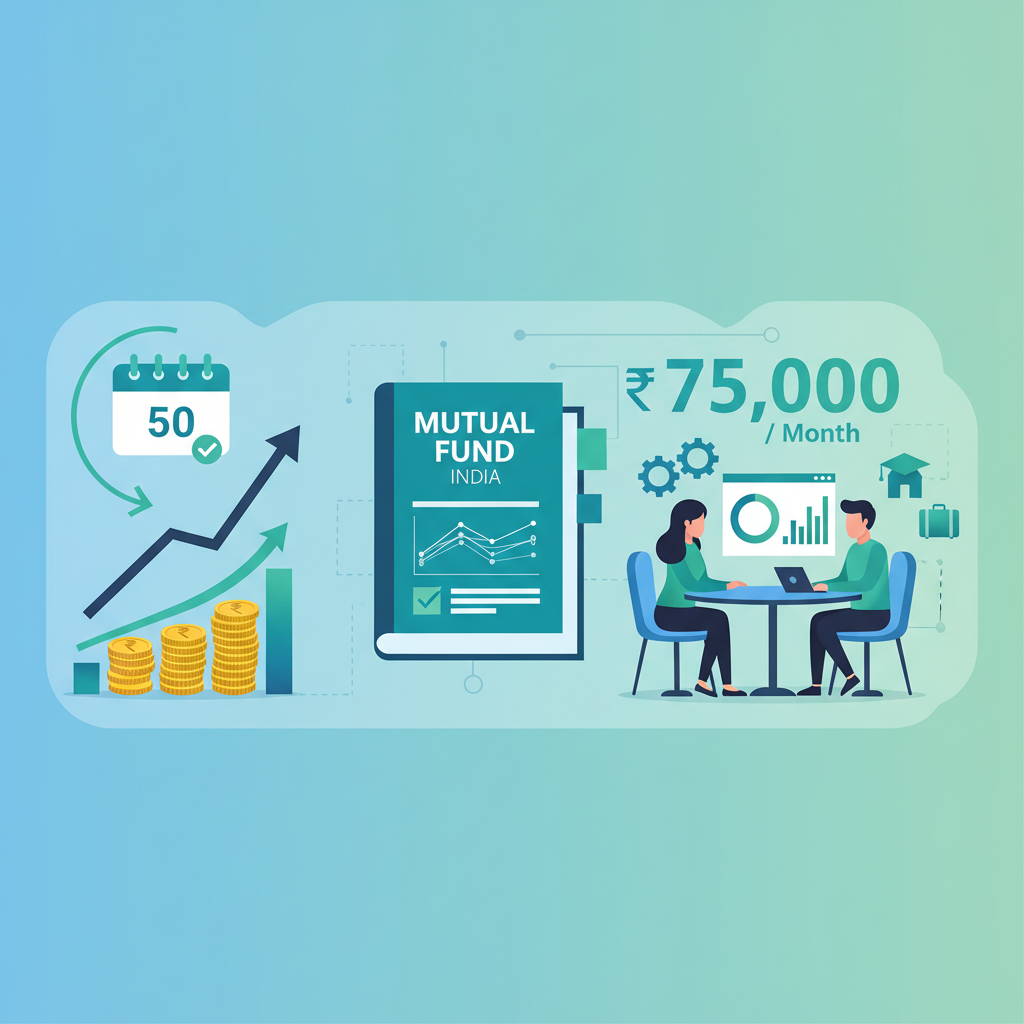 SIP Calculator: Retire by 50 with ₹75,000/Month Income in India