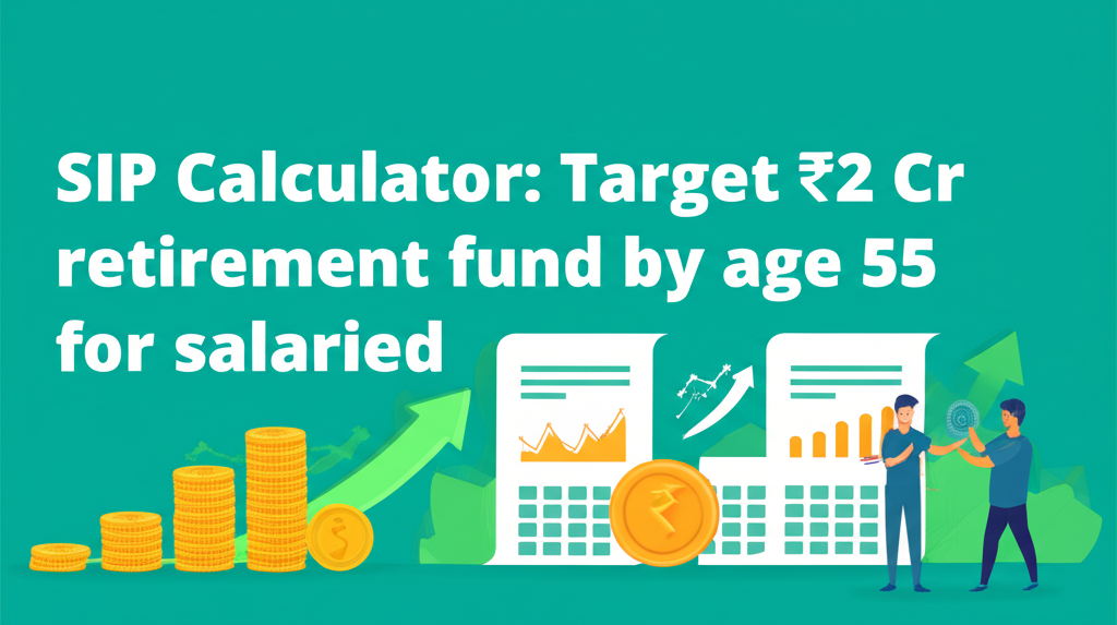 SIP Calculator: Target ₹2 Cr retirement fund by age 55 for salaried