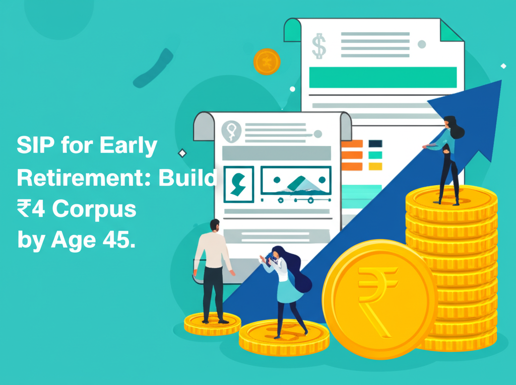SIP for Early Retirement: Build ₹4 Cr Corpus by Age 45.