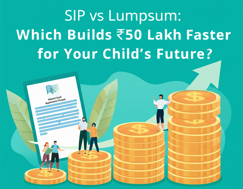 SIP vs Lumpsum: Which Builds ₹50 Lakh Faster for Your Child's Future?