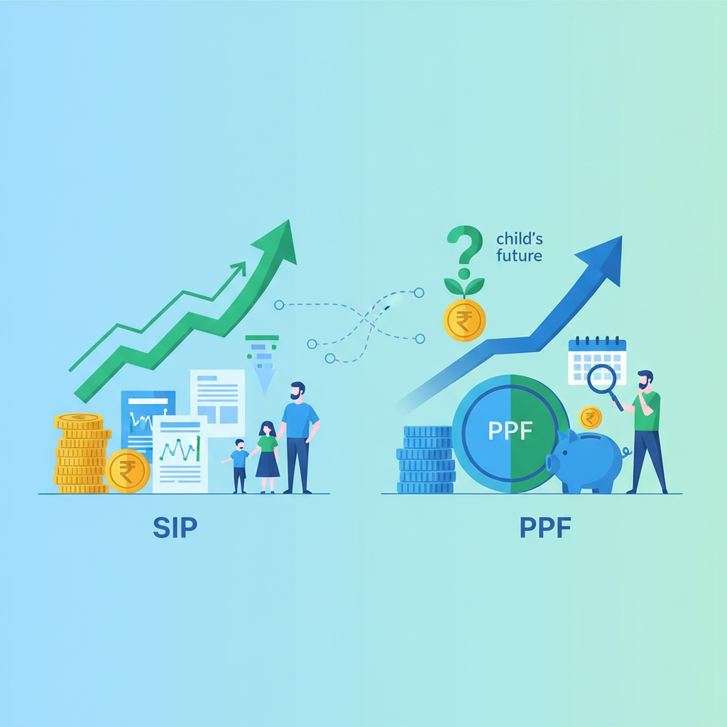 SIP vs PPF: Which is Better for Your Child's Future? | SIP Calculator