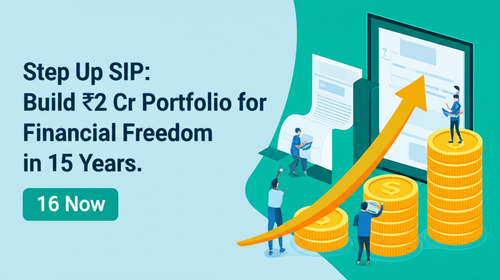 Step Up SIP: Build ₹2 Cr Portfolio for Financial Freedom in 15 Years.