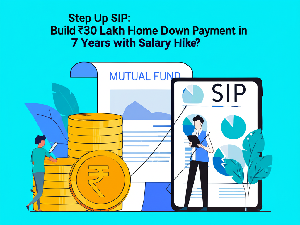 Step Up SIP: Build ₹30 Lakh Home Down Payment in 7 Years with Salary Hike?