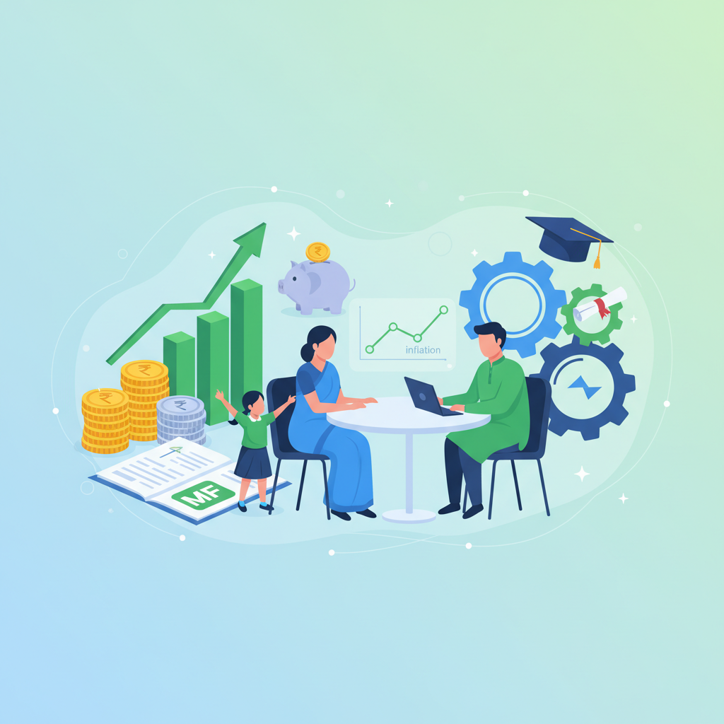 Step Up SIP Calculator: Beat Inflation for Your Child's Education?