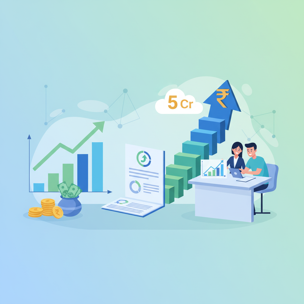 Step Up SIP Calculator: Build ₹5 Crore Wealth by Increasing Investments