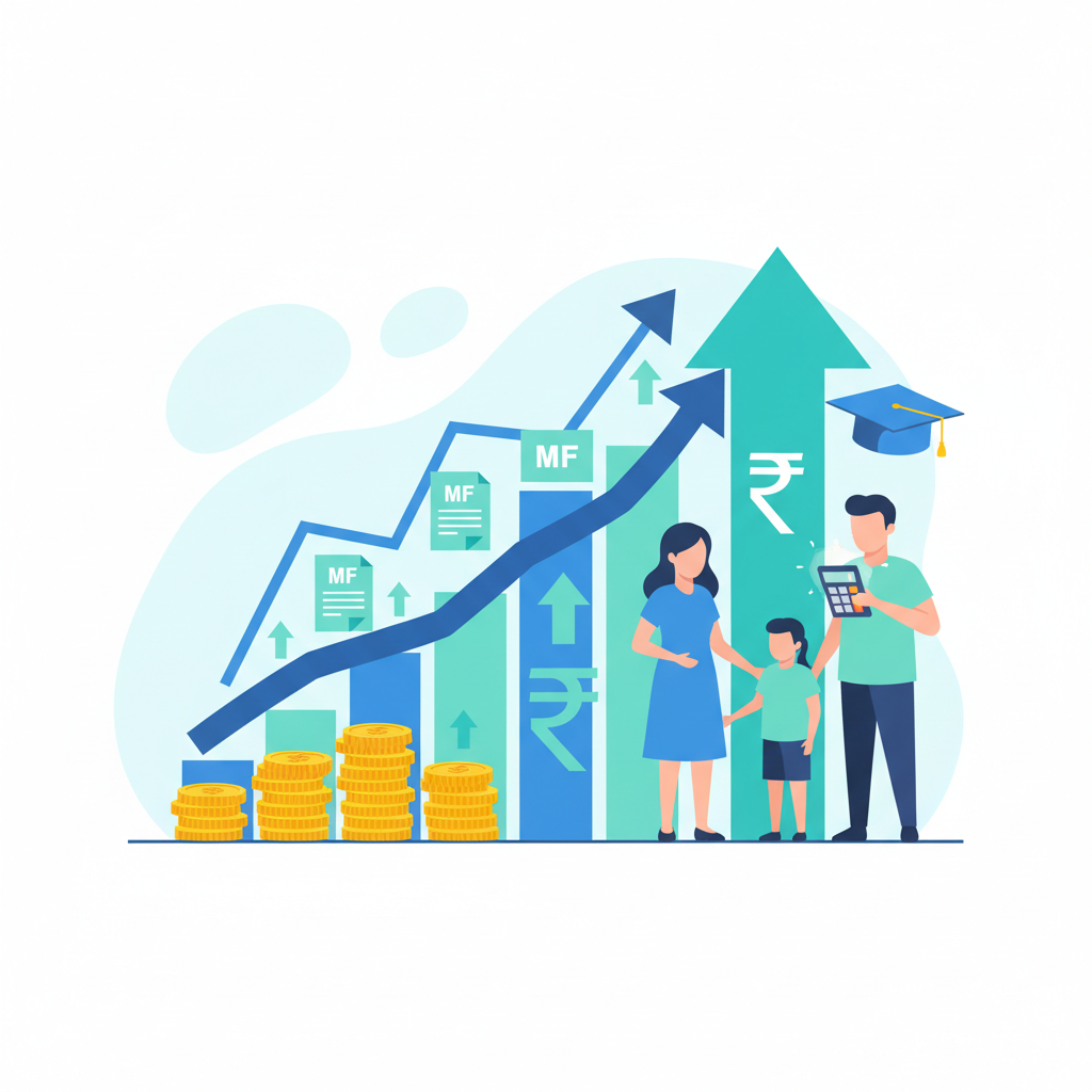 Step Up SIP Calculator for Child's ₹50 Lakh Education Fund