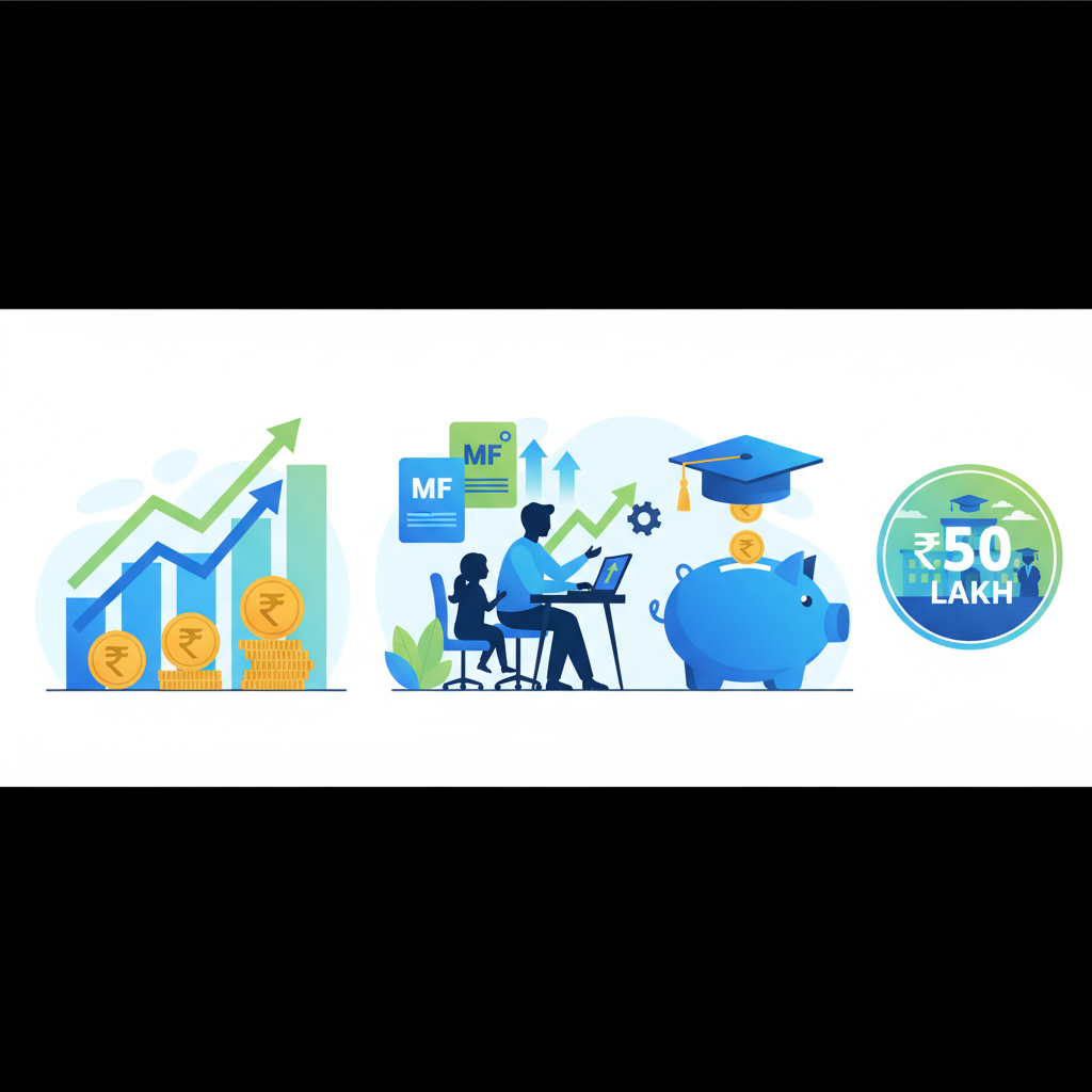 Step Up SIP Calculator: Fund Your Child's ₹50 Lakh Education