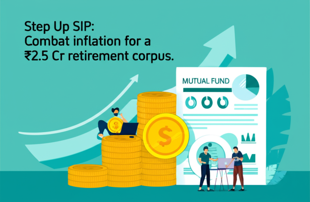 Step Up SIP: Combat inflation for a ₹2.5 Cr retirement corpus.