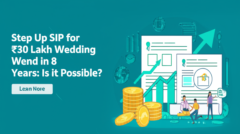 Step Up SIP for ₹30 Lakh Wedding Fund in 8 Years: Is it Possible?