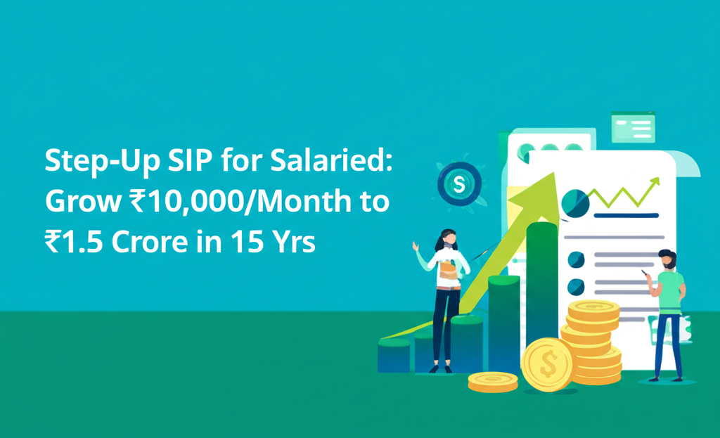 Step-Up SIP for Salaried: Grow ₹10,000/Month to ₹1.5 Crore in 15 Yrs