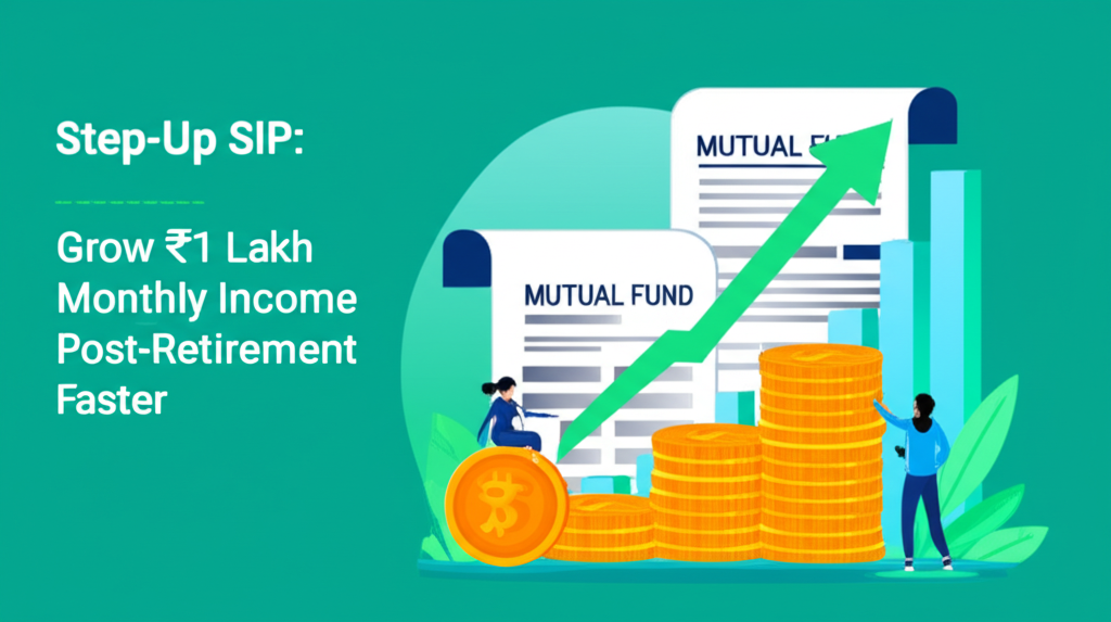 Step-Up SIP: Grow ₹1 Lakh Monthly Income Post-Retirement Faster