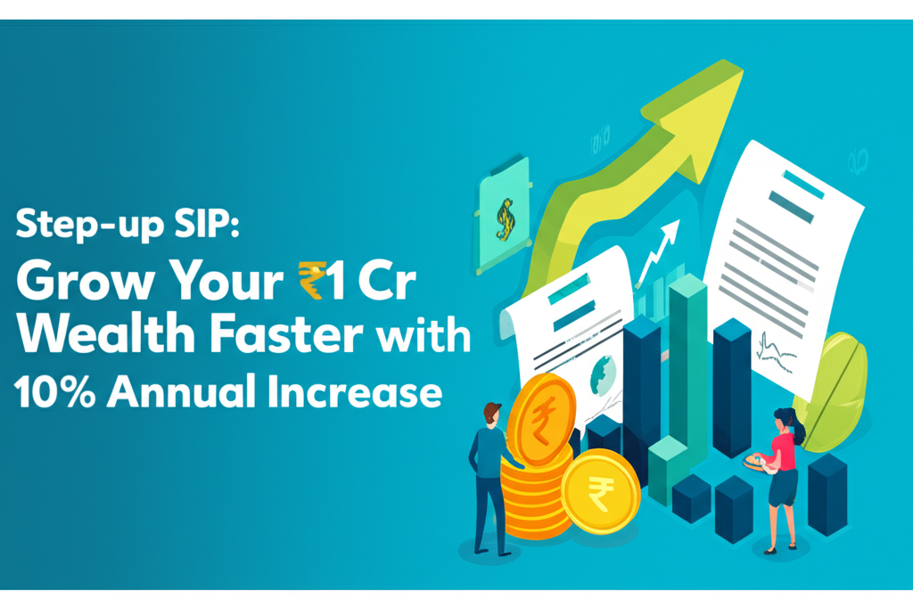 Step-up SIP: Grow Your ₹1 Cr Wealth Faster with 10% Annual Increase.