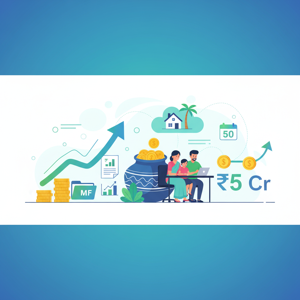 Use Our SIP Calculator: Retire at 50 with ₹5 Cr Corpus in India