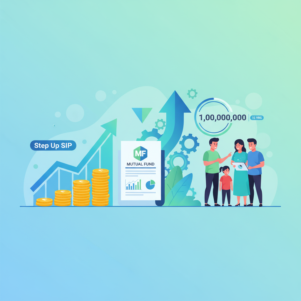 Use Step Up SIP Calculator to Reach ₹1 Crore Goal Faster in 15 Yrs