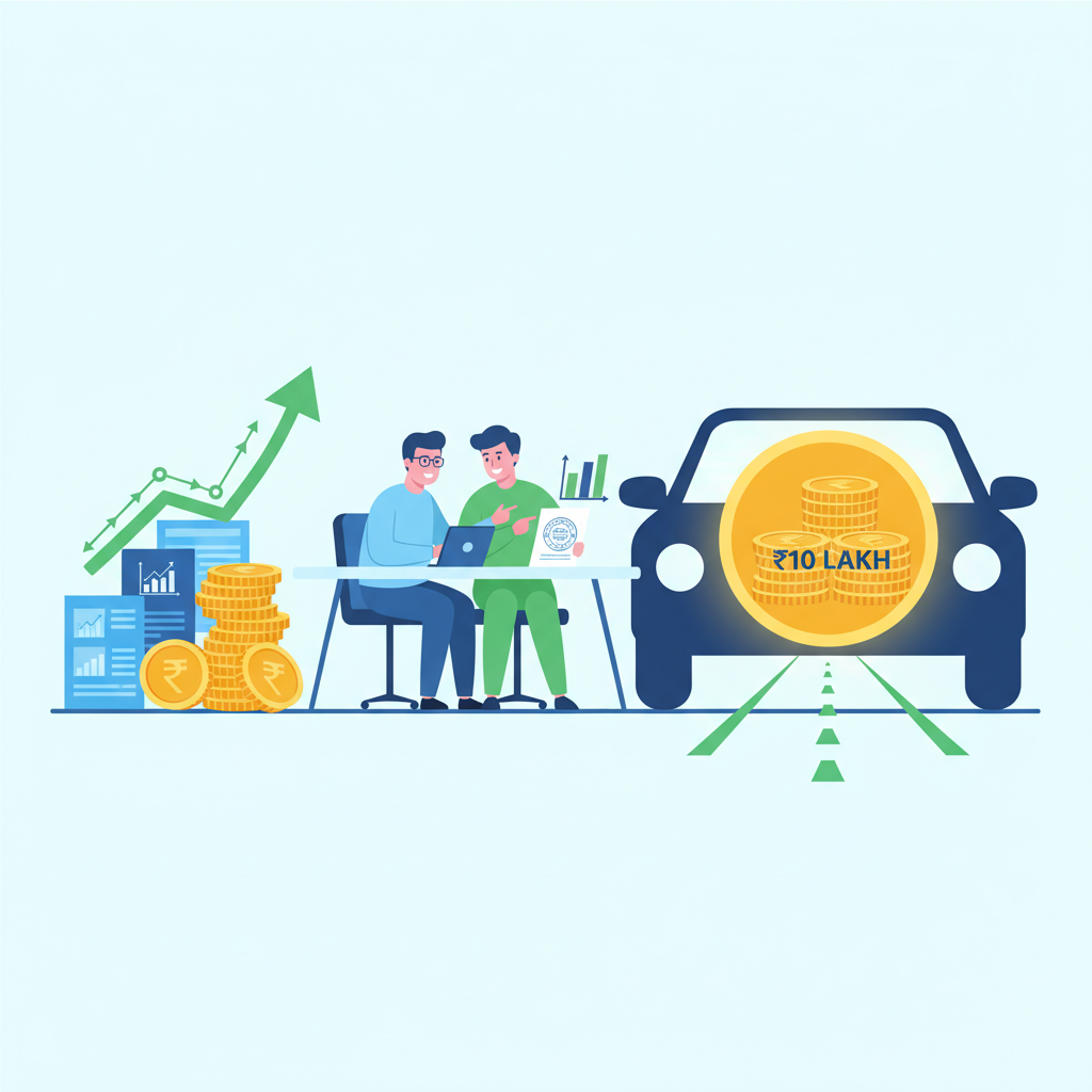 What Mutual Fund Returns Do I Need for a ₹10 Lakh Car Downpayment?
