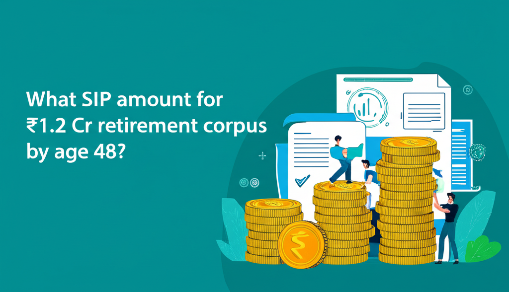 What SIP amount for ₹1.2 Cr retirement corpus by age 48?