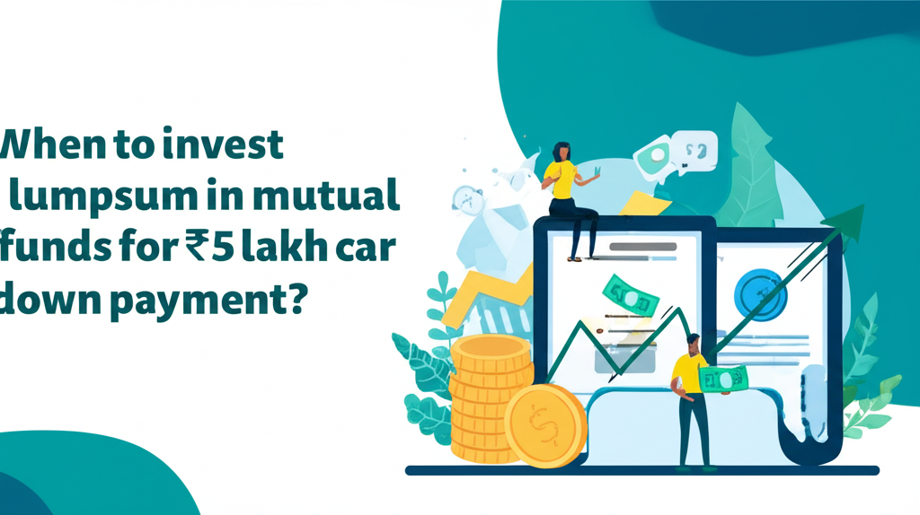 When to invest lumpsum in mutual funds for ₹5 lakh car down payment?
