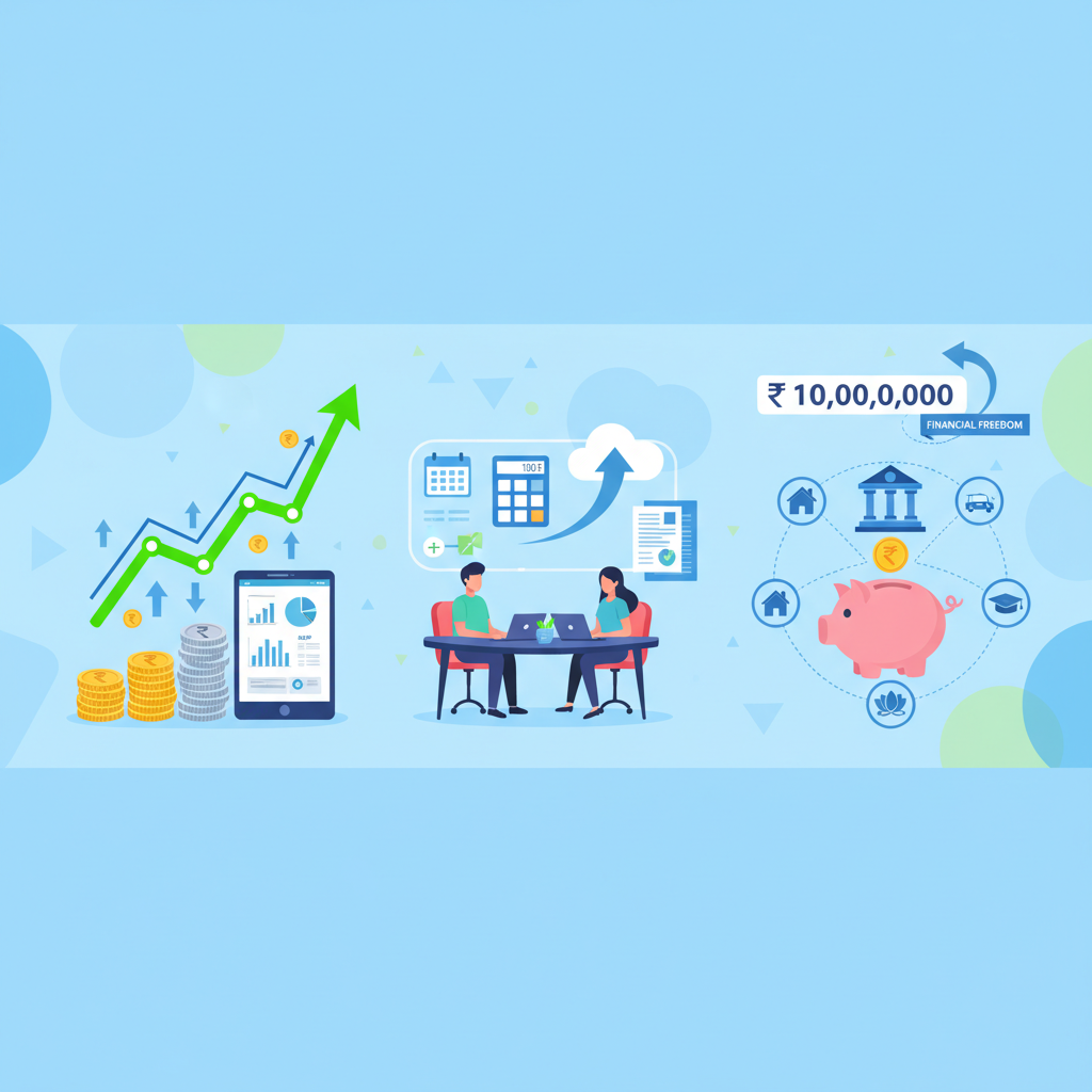 ₹1 करोड़ का फंड कैसे बनाएं? SIP कैलकुलेटर से जानें अपनी रणनीति।