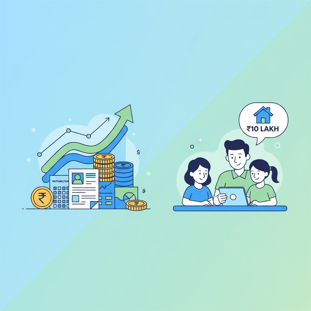 घर के डाउन पेमेंट हेतु ₹10 लाख: SIP कैलकुलेटर से बनाएं रणनीति।