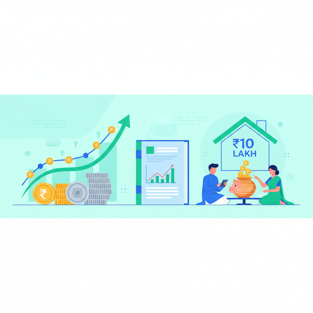 3 साल में घर के डाउन पेमेंट के लिए ₹10 लाख कैसे जमा करें?
