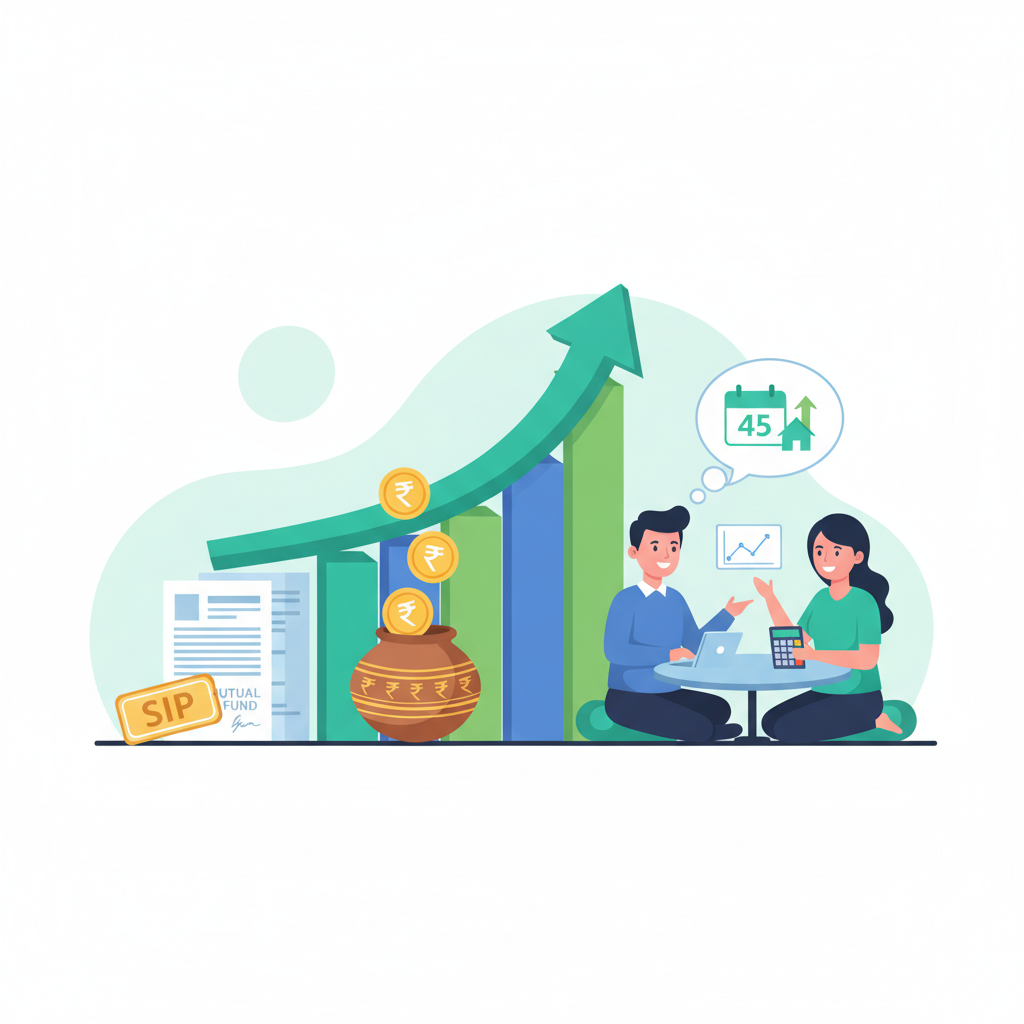 45 की उम्र में रिटायरमेंट: अपनी SIP राशि की गणना कैसे करें?